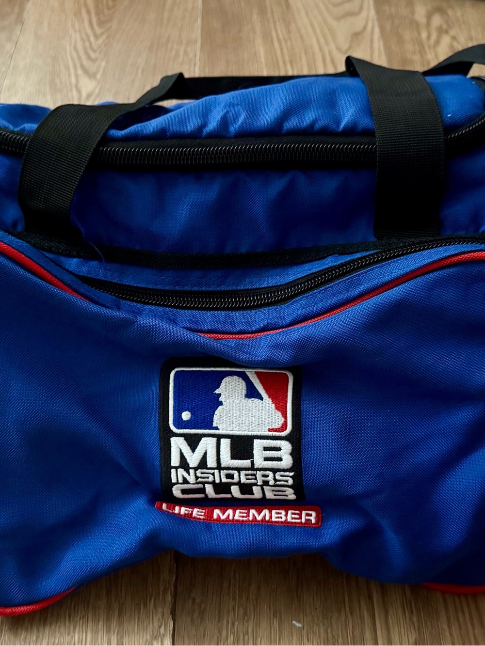 MLB Insiders Club Blue Duffle Bag - Life Member